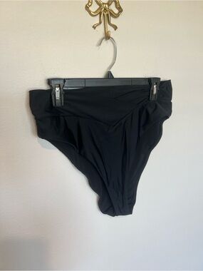 aerie Black High-Waist Bikini Bottom